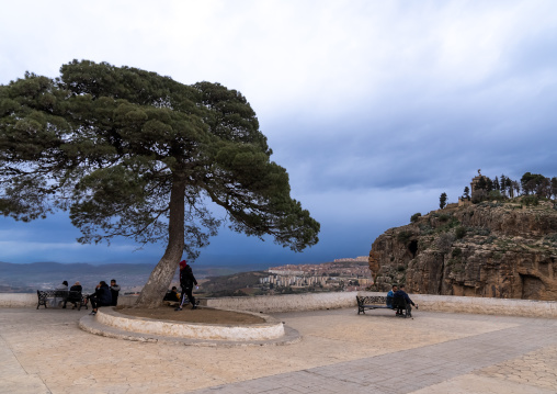 Elevated view over the town, North Africa, Constantine, Algeria