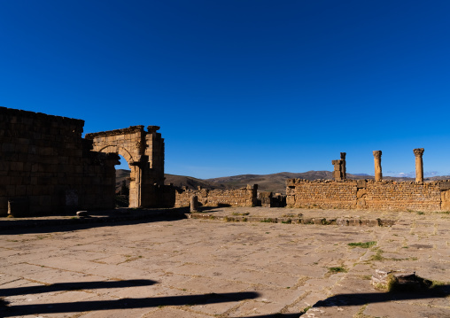 The Roman ruins of Djemila, North Africa, Djemila, Algeria