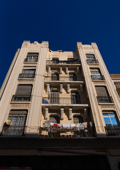 Old french colonial building, North Africa, Oran, Algeria