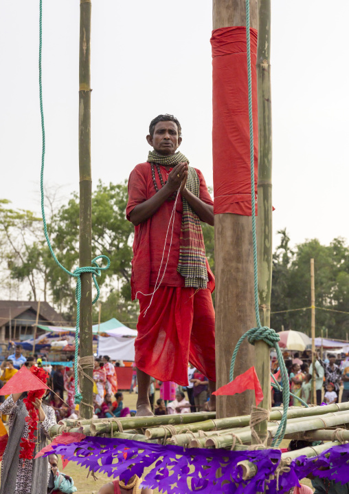 Devotee during Charak Puja hindu festival, Sylhet Division, Kamalganj, Bangladesh