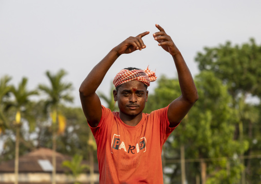 Devotee during Charak Puja hindu festival, Sylhet Division, Kamalganj, Bangladesh