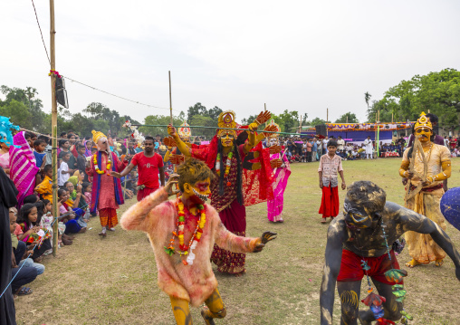 Parvati the wife of Shiva in Charak Puja hindu festival, Sylhet Division, Kamalganj, Bangladesh