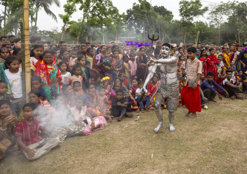 Lord Shiva during Charak Puja hindu festival, Sylhet Division, Kamalganj, Bangladesh