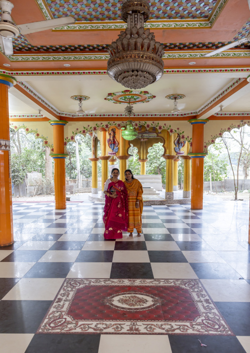 Krishna worshippers in Sri Jagannatha Temple, Chittagong Division, Comilla, Bangladesh