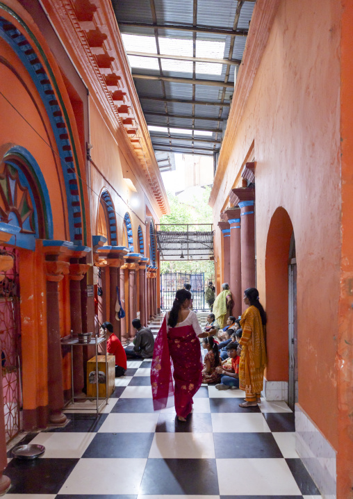 Krishna worshippers in Sri Jagannatha Temple, Chittagong Division, Comilla, Bangladesh