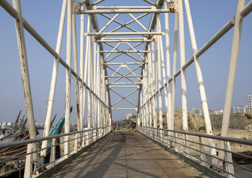 Bridge in the harbor, Chittagong Division, Chittagong, Bangladesh