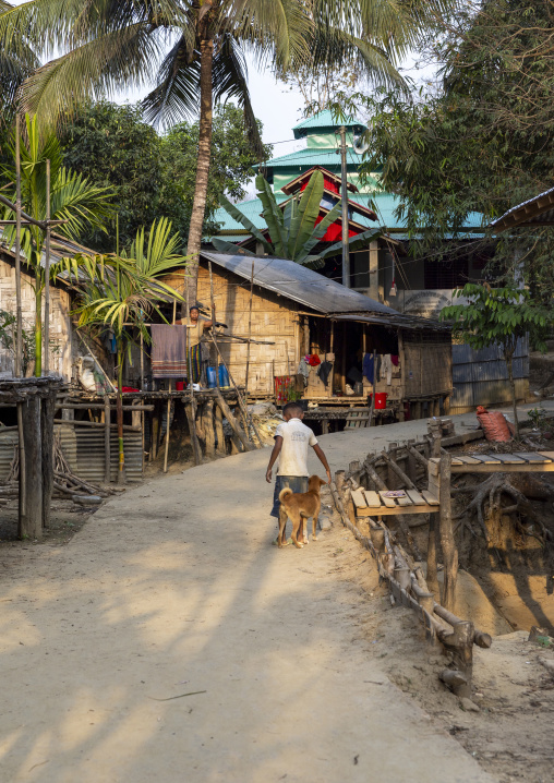Village in Marma ethnic group, Chittagong Division, Rowangchhari, Bangladesh