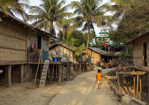 Village in Marma ethnic group, Chittagong Division, Rowangchhari, Bangladesh