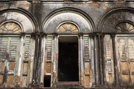 Teota Zamindar Bari windows, Dhaka Division, Shivalaya, Bangladesh