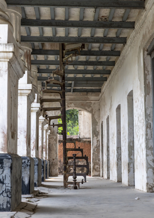 Baliati palace iron staircase, Dhaka Division, Saturia, Bangladesh