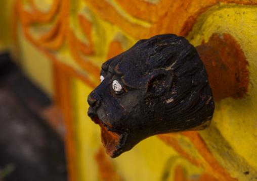 Rain spout in the Krishna temple of Dinajpur Rajbari, Rajshahi Division, Dinajpur, Bangladesh