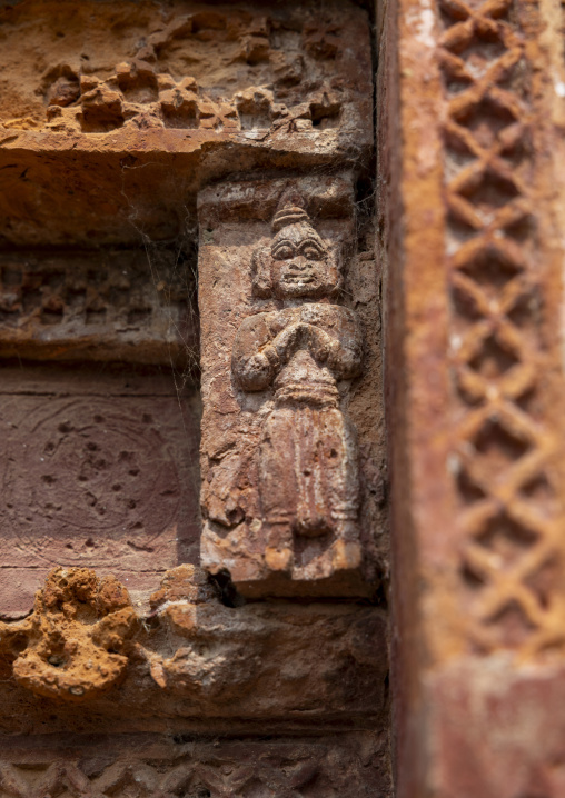 Relief from Pancha Ratna Govinda hindu temple, Rajshahi Division, Puthia, Bangladesh