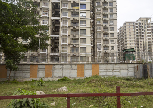 Apartments for russian workers near Bheramara power plant, Pabna District, Rooppur, Bangladesh