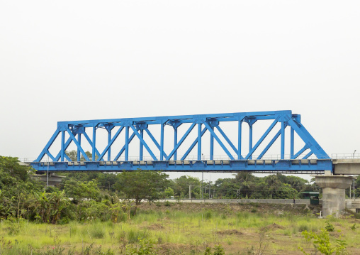 Padma railway bridge, Dhaka Division, Shibchar, Bangladesh