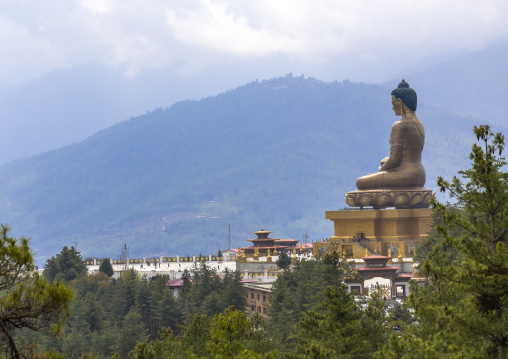 The statue of Buddha Dordenma, Thimphu, Kuenselphodrang, Bhutan