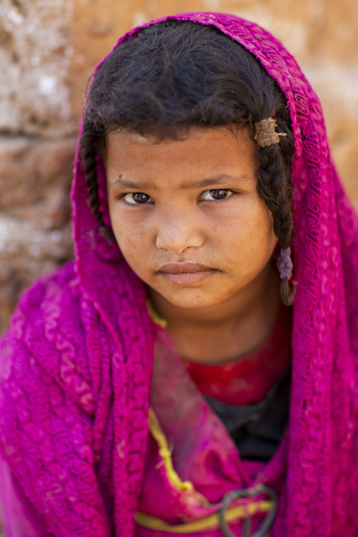 Sudan, Kassala state, Kassala, Rashaida tribe girl