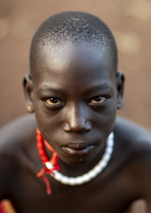 Bodi boy portrait, Omo Valley, Hana Mursi, Ethiopia