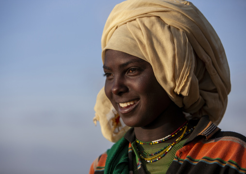 Portrait of a smiling oromo woman, Dire Dawa woreda, Dire Dawa, Ethiopia