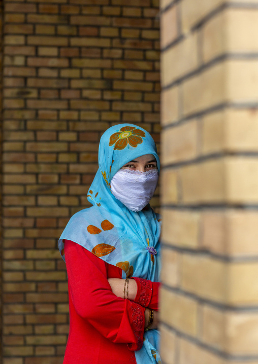 Young uyghur woman, Keriya, Xinjiang uyghur autonomous region, China