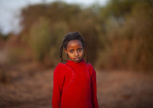 Borana tribe girl, Marsabit district, Marsabit, Kenya