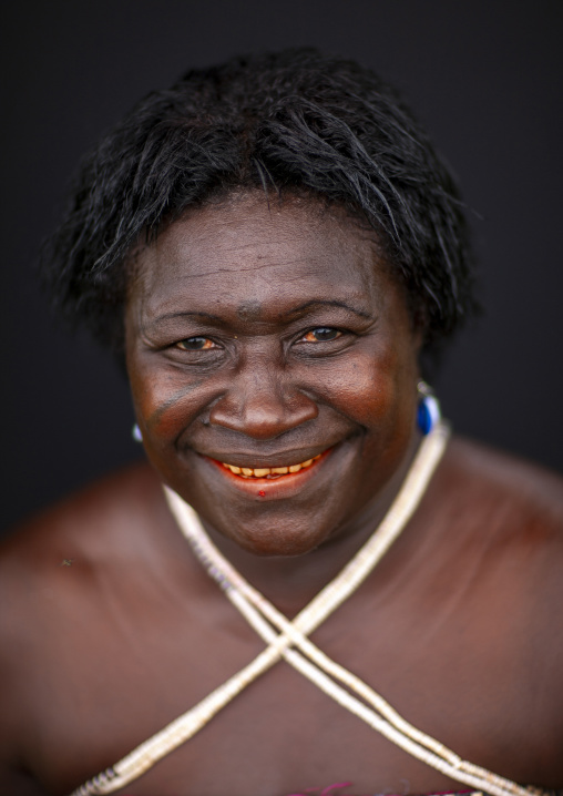 Woman in traditional clothes, Autonomous region of bougainville, Bougainville, Papua new guinea