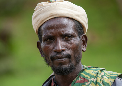 Portrait of a borana tribe man, Yabello, Omo valley, Ethiopia