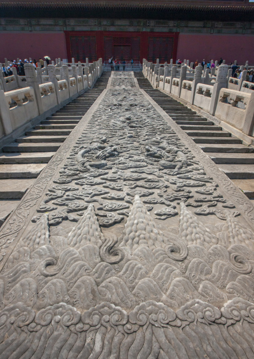 Forbidden city stone stairs, Tongzhou District, Beijing, China