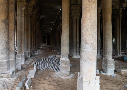 Sri Ranganathaswamy Temple renovation, Tamil Nadu, Tiruchirappalli, India