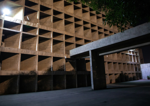 The Legislative Assembly building by Le Corbusier, Punjab State, Chandigarh, India