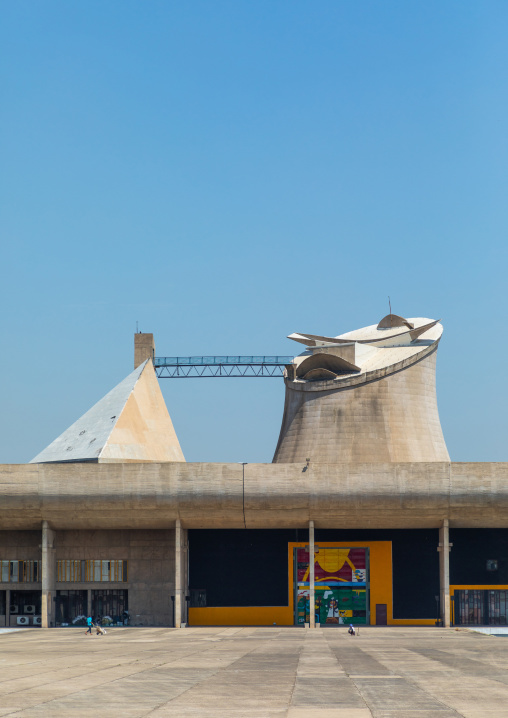 The Palace of Assembly designed by Le Corbusier, Punjab State, Chandigarh, India