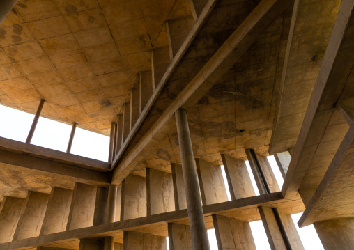 Tower of shadows designed by Le Corbusier, Punjab State, Chandigarh, India