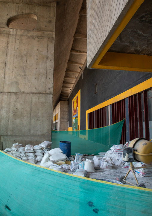 Renovation of the Legislative Assembly by Le Corbusier, Punjab State, Chandigarh, India