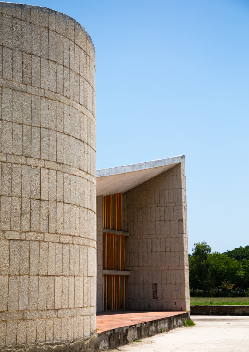 Gandhi Bhavan at the Panjab University by Pierre Jeanneret, Punjab State, Chandigarh, India