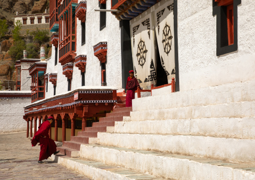 Lama in Hemis monastery, Ladakh, Hemis, India