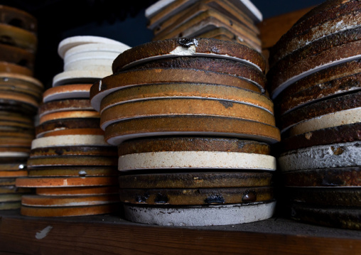 Hamas for the potteries in kiln at Genemongama factory, Kyushu region, Arita, Japan