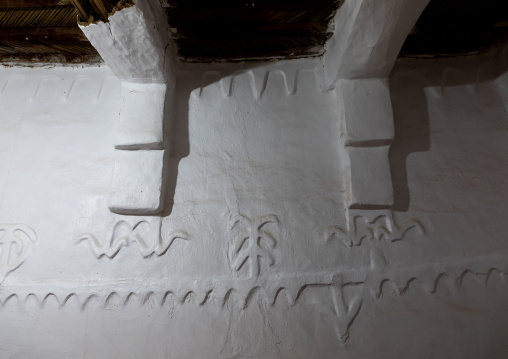 Decoration inside Emarah palace, Najran Province, Najran, Saudi Arabia