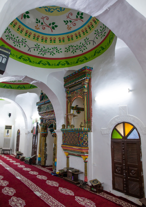 Al Nadji mosque mirhab, Jazan Province, Farasan, Saudi Arabia