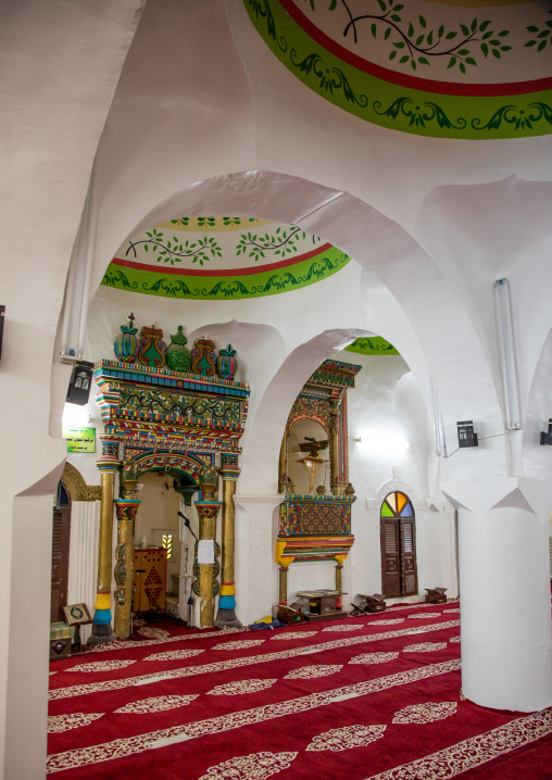 Al Nadji mosque mirhab, Jazan Province, Farasan, Saudi Arabia