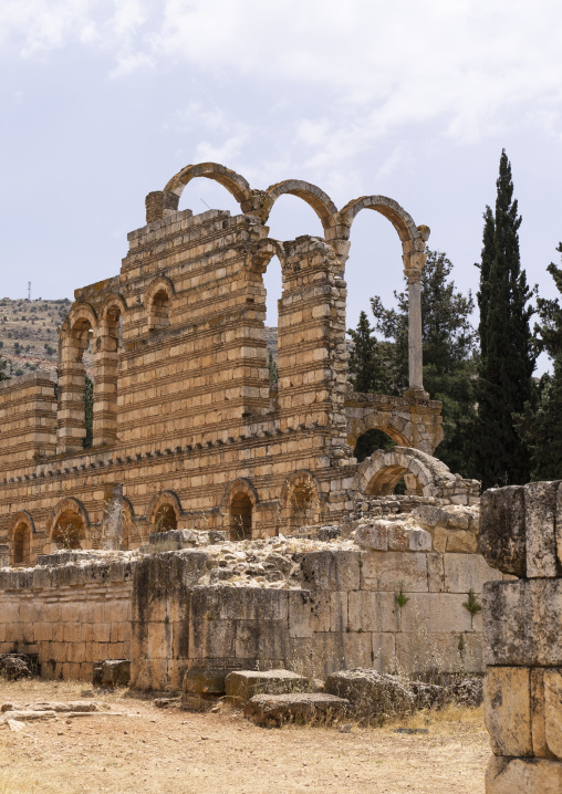 The Grand Palace of the Umayyad city, Beqaa Governorate, Anjar, Lebanon