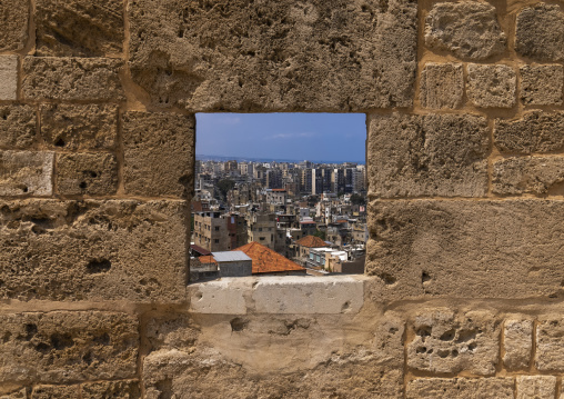 View on the town from the Citadel of Raymond de Saint Gilles, North Governorate, Tripoli, Lebanon