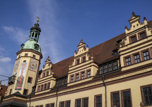Building of historic Town Hall Altes Rathaus, Saxony, Leipzig, Germany