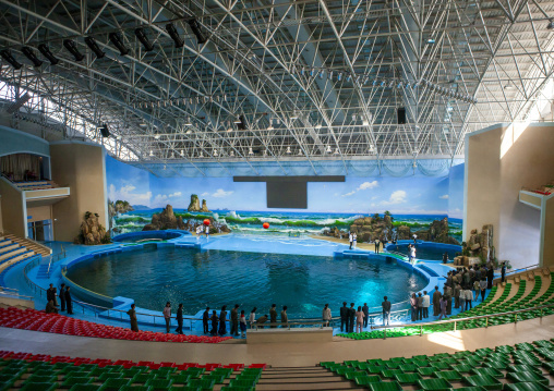 Rungna dolphinarium, DGC, Pyongyang, North Korea