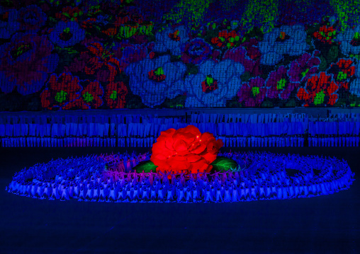 Arirang mass games with kimjongilia, DGC, Pyongyang, North Korea