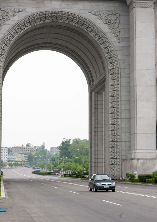 The arch of triumph built to commemorate the Korean resistance to japan, DGC, Pyongyang, North Korea