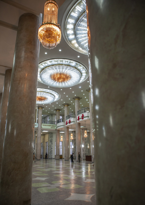 Grand people's study house hall, DGC, Pyongyang, North Korea