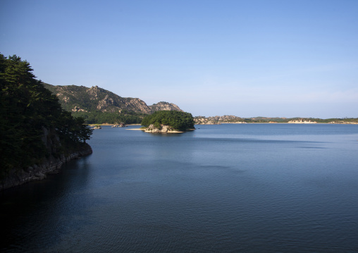 Lagoon in samil lake, Kangwon-do, Kumgang, North Korea