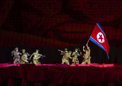 Arirang mass games with north korea army, DGC, Pyongyang, North Korea