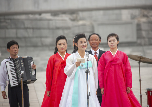 State artists on national day , DGC, Pyongyang, North Korea