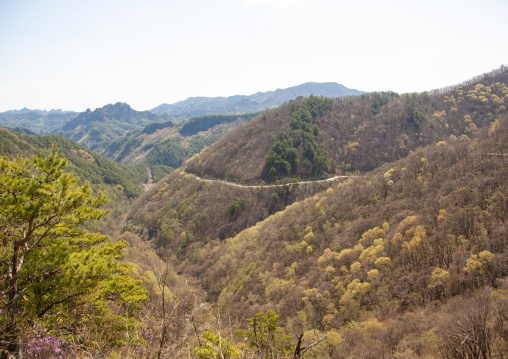 Mountainous landscape, North Hamgyong, Jung Pyong Ri, North Korea