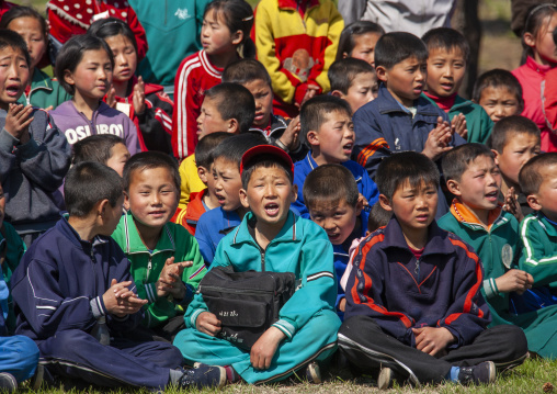 Young pioneers in a summer camp, North Hamgyong, Chilbo Sea, North Korea